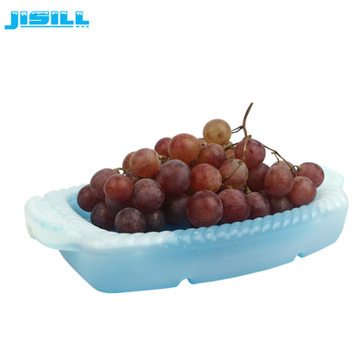 Placas frias Eutectic do refrigerador 1200ml amigável de Eco para o fruto e o alimento refrigerando