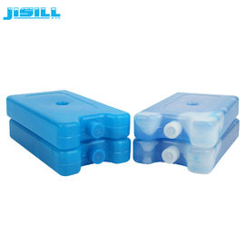 branco transparente plástico do bloco de gelo do fã do Hdpe do produto comestível 400g com líquido azul