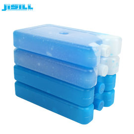 branco transparente plástico do bloco de gelo do fã do Hdpe do produto comestível 400g com líquido azul
