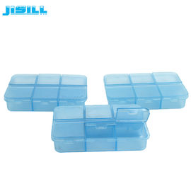Tubos transparentes azuis do empacotamento plástico do costume 3Mm mini para o Trinket
