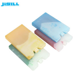 Os blocos plásticos duráveis do congelador para os refrigeradores, BPA livram blocos de gelo coloridos do gel para o saco térmico