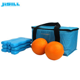 Bolsas de gelo congeláveis reusáveis portáteis azuis do gel do bloco de gelo do saco do refrigerador