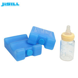 Personalize blocos de gelo enchidos gel refrigerando azuis com pó refrigerando para dentro