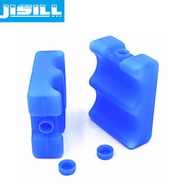 Personalize blocos de gelo enchidos gel refrigerando azuis com pó refrigerando para dentro