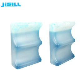 Forma de onda do HDPE do produto comestível que refrigera blocos grandes do congelador do leite materno para o saco mais fresco