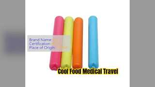 80ml 0 ℃ 2-8 ℃ Bloco de gelo isolado reutilizável para refrigeração de carne para alimentos, adequado para U médico e externo