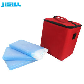 Placas de congelamento eutéticas de gel azul reutilizáveis de 750ml para frescura e preservação de alimentos com SAP