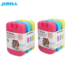 Mini-pacotes de gelo para crianças para o saco do almoço, Pacotes de gel congelado vermelho 12 * 7.8 * 2cm Tamanho para alimentos congelados
