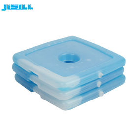 Pacotes de gelo de plástico rígido para almoço de qualidade alimentar de material externo HDPE com embalagem de cartão para alimentos congelados