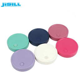 Embalagem de gelo em cilindro de HDPE personalizada 100 ml Para refrigerar latas de bebidas Para alimentos congelados