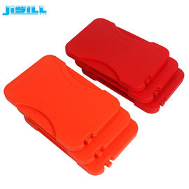 Pacote de material seguro PP plástico vermelho reutilizável quente e frio para lancheira