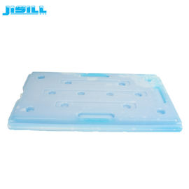 Blocos de gelo reutilizáveis ​​de plástico HDPE azul 3.500 g de peso para alimentos congelados