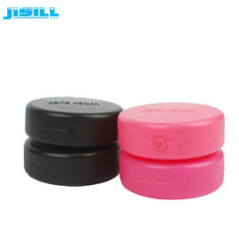 Mini blocos de gelo redondos plásticos personalizados, disco de hóquei em gelo colorido para a promoção