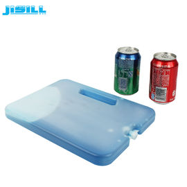 Pacotes de gelo refrigeradores grandes de plástico durável reutilizáveis de HDPE com alça / congelador para alimentos congelados