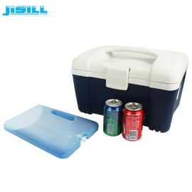 Pacotes de gelo refrigeradores grandes de plástico durável reutilizáveis de HDPE com alça / congelador para alimentos congelados
