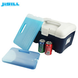 Pacotes de gelo refrigeradores grandes de plástico durável reutilizáveis de HDPE com alça / congelador para alimentos congelados
