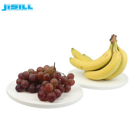 Gel de refrigeração redondo frigorífico para frutas e alimentos frescos, 860 ml de conteúdo para alimentos congelados