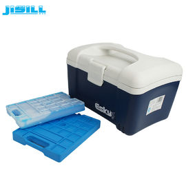 Pacotes de gelo grandes de HDPE de grau alimentício reutilizáveis ​​azuis com alça