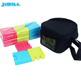 Mini blocos de gelo de plástico colorido Pequenos pacotes de gelo de gel SAP CMC dentro líquido para alimentos congelados