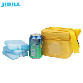 HDPE de qualidade alimentar + SAP Mini Ice Packs Bloco de gelo / Gel de gelo dentro líquido 10 * 10 * 2cm Para alimentos congelados