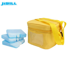 HDPE de qualidade alimentar + SAP Mini Ice Packs Bloco de gelo / Gel de gelo dentro líquido 10 * 10 * 2cm Para alimentos congelados