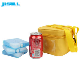 HDPE de qualidade alimentar + SAP Mini Ice Packs Bloco de gelo / Gel de gelo dentro líquido 10 * 10 * 2cm Para alimentos congelados