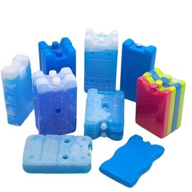 Dos tijolos plásticos do refrigerador do gelo do HDPE bloco de gelo azul do gel para o armazenamento fresco