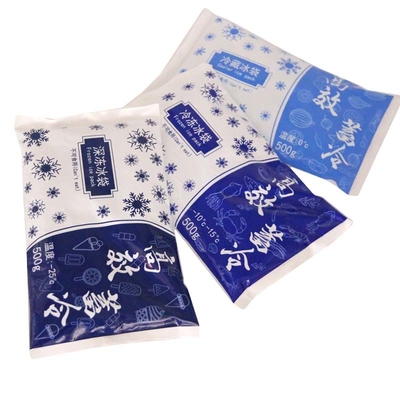Reusável de nylon plástico fresco embalado a frio dos blocos de gelo do saco do leite materno do alimento