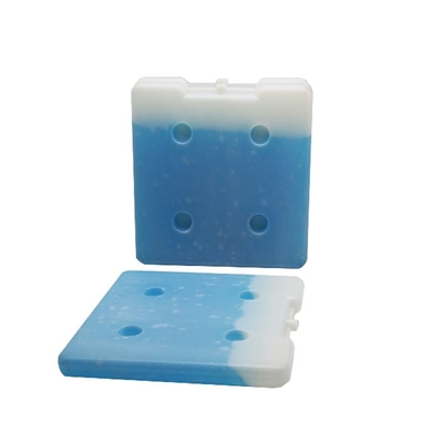 Placas de frio eutéticas de plástico duro personalizadas Caixa de gelo de resfriador azul para logística da cadeia de frio