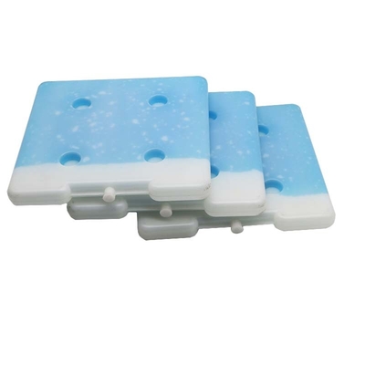 Placas de frio eutéticas de plástico duro personalizadas Caixa de gelo de resfriador azul para logística da cadeia de frio
